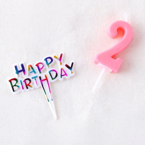 お誕生日ピック＆キャンドルセット