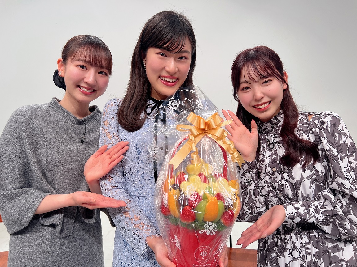 千葉テレビ「ザ・サンデー千葉市」でプレジールのフルーツブーケが紹介されました!